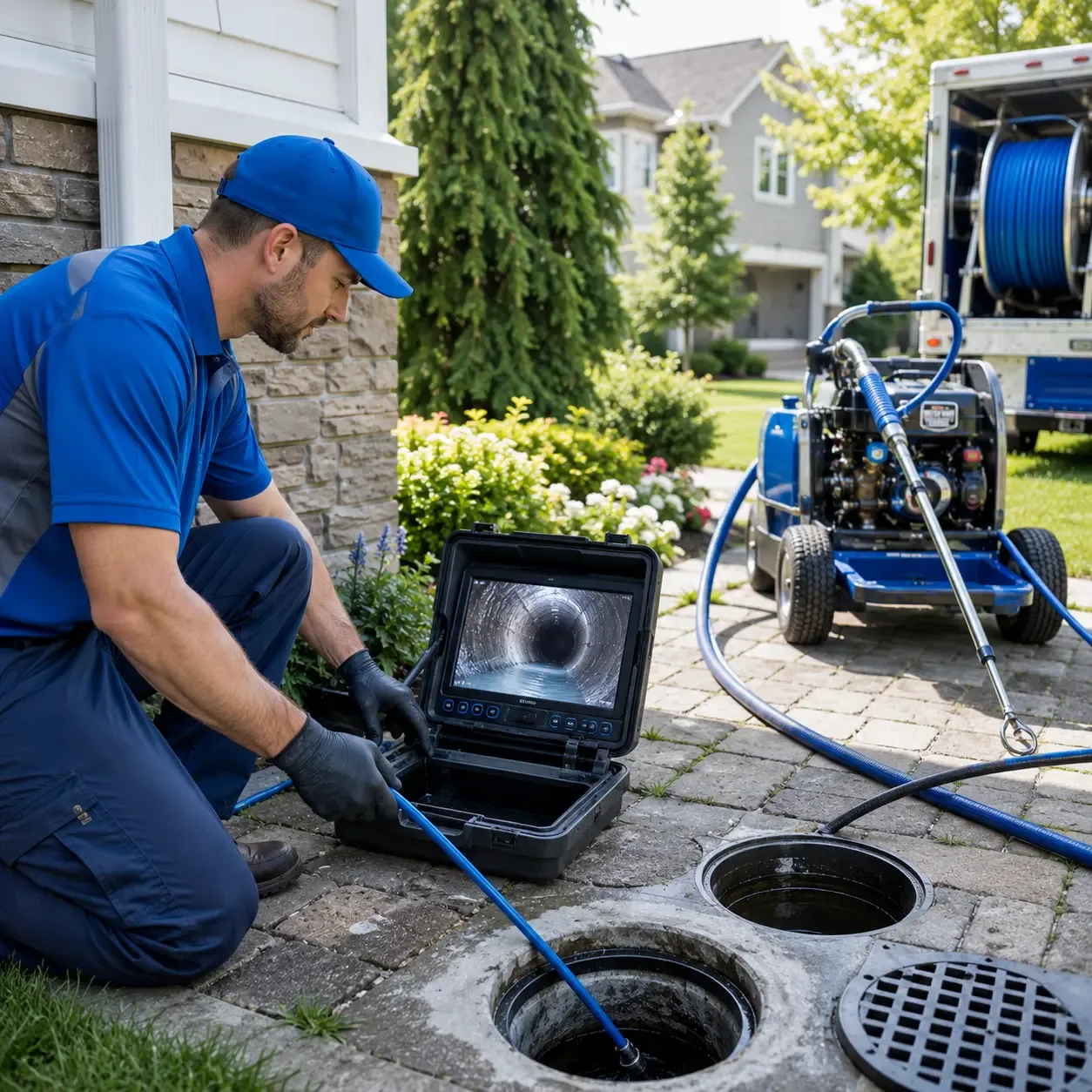Outdoor drain cleaning professionals serving Bowdoinham, ME
